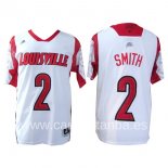 Camisetas NCAA Louisville Cardinals Russ Smith Blanco