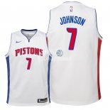Camiseta NBA Ninos Detroit Pistons Stanley Johnson Blanco Association 2018