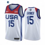 Camisetas NBA de Brittney Griner Juegos Olímpicos Tokio USMNT 2020 Blanco