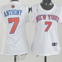 Camisetas NBA Mujer Carmelo Anthony New York Knicks Blanco