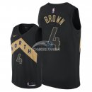 Camisetas NBA de Lorenzo Brown Toronto Raptors Nike Negro Ciudad 2018