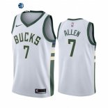 Camisetas NBA de Milwaukee Bucks Grayson Allen Nike Blanco Association 2021