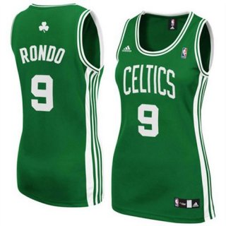 Camisetas NBA Mujer Rajon Rondo Boston Celtics Verde