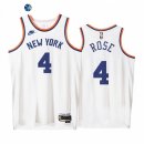 Camisetas NBA de New York Knicks Derrick Rose 75th Blanco Classic 2021