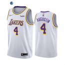 Camisetas NBA Nike Los Angeles Lakers NO.4 D.J. Augustin 75th Season Blanco Association 2021-22