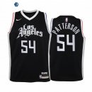 Camiseta NBA Ninos Los Angeles Clippers Patrick Patterson Negro Ciudad 2020-21