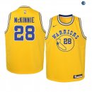 Camisetas de NBA Ninos Golden State Warriors Alfonzo McKinnie Oro Hardwood Classics 19/20
