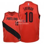 Camisetas de NBA Ninos Portland Trail Blazers Jake Layman Rojo Statement 2018
