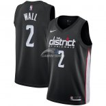 Camisetas NBA de John Wall Washington Wizards Nike Negro Ciudad 18/19