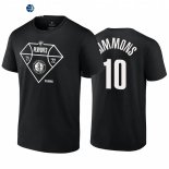 T Shirt NBA Brooklyn Nets NO.10 Ben Simmons Negro 2022