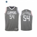 Camisetas de NBA Ninos Edición ganada Los Angeles Clippers Patrick Patterson Gris 2021