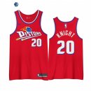 Camisetas NBA Edición ganada Detroit Pistons Brandon Knight Rojo