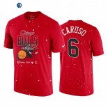 T Shirt NBA Chicago Bulls NO.6 Alex Caruso Rojo 2022