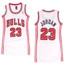 Camisetas NBA Mujer Michael Jordan Chicago Bulls Blanco
