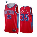 Camisetas NBA Nike Detroit Pistons NO.35 Marvin Bagley III 75th Rojo Ciudad 2021-22