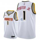 Camisetas NBA de Michael Porter Jr Denvor Nuggets Blanco Association 18/19
