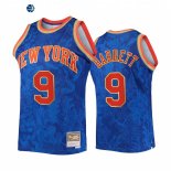 Camisetas NBA New York Knicks NO.9 RJ Barrett Royal Throwback 2022