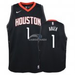 Camisetas de NBA Ninos Houston Rockets Trevor Ariza Negro Statement 2018