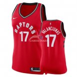 Camisetas NBA Mujer Jonas Valanciunas Toronto Raptors Rojo Icon