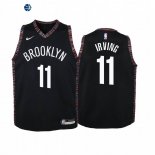 Camiseta NBA Ninos Brooklyn Nets Kyrie Irving Negro Ciudad 2019-20