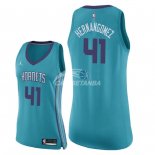 Camisetas NBA Mujer Willy Hernangomez Charlotte Hornets Verde Icon