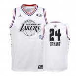 Camisetas de NBA Ninos Kobe Bryant 2019 All Star Blanco