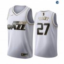 Camisetas NBA de Rudy Gobert Utah Jazz Blanco Oro 19/20