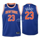 Camisetas de NBA Ninos New York Knicks Trey Burke Azul Icon 2018