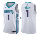 Camisetas NBA de Malik Monk Charlotte Hornets Blanco Association 17/18