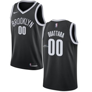 Camisetas NBA de Yakuba Ouattara Brooklyn Nets Negro Icon 17/18