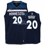 Camisetas de NBA Ninos Josh Okogie Minnesota Timberwolves Negro Icon 18/19