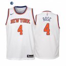 Camisetas de NBA Ninos New York Knicks Derrick Rose Blanco Association 2020-21