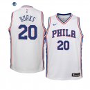 Camisetas de NBA Ninos Philadelphia Sixers Alec Burks Blanco Association 2019/20