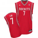 Camisetas NBA de Jeremy Lin Houston Rockets Rev30 Rojo