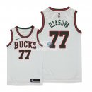 Camisetas de NBA Ninos Milwaukee Bucks Ersan Ilyasova Retro Blanco 18/19