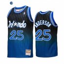 Camisetas NBA Orlando Magic NO.25 Nick Anderson Fadeaway Royal Negro Hardwood Classics 2022-23