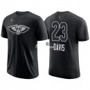 Camisetas NBA de Manga Corta Anthony Davis All Star 2018 Negro