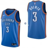 Camisetas NBA de Corey Brewer Oklahoma City Thunder Azul Icon 17/18