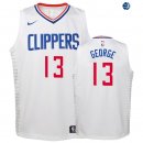 Camisetas de NBA Ninos Los Angeles Clippers Paul George Blanco Association 19/20