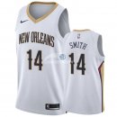 Camisetas NBA de Jason Smith New Orleans Pelicans Blanco Association 18/19