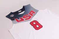 Camisetas NBA de Paul George USA 2014 Blanco