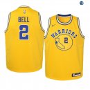 Camisetas de NBA Ninos Golden State Warriors Jordan Bell Oro Hardwood Classics 19/20