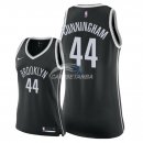 Camisetas NBA Mujer Dante Cunningham Brooklyn Nets Negro Icon