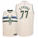 Camisetas de NBA Ninos Milwaukee Bucks Ersan Ilyasova Nike Crema Ciudad 18/19