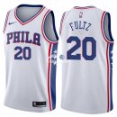 Camisetas NBA de Markelle Fultz Philadelphia 76ers Blanco Association 17/18