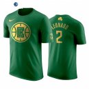 Camiseta NBA de Manga Corta Kawhi Leonard Los Angeles Clippers Verde
