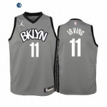 Camiseta NBA Ninos Brooklyn Nets Kyrie Irving Gris Statement 2019-20
