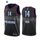 Camiseta NBA de Danny Green Philadelphia Sixers Negro Ciudad 2020-21