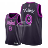 Camisetas NBA de Jeff Teague Minnesota Timberwolves Púrpura Ciudad 18/19