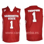 Camisetas NCAA Washington State Cougars Thompson Rojo
